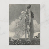 John Bauer - Freyja en Svipdag Briefkaart (Voorkant)