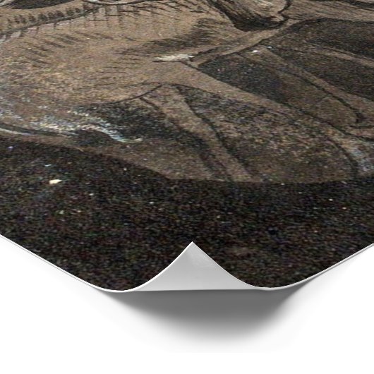 John Bauer - Het man dat tussen de gnoom loopt Poster (Hoek)