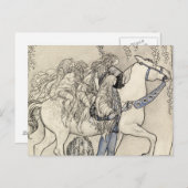 John Bauer - Het paard dat hij in de bit leidde Briefkaart (Voorkant / Achterkant)