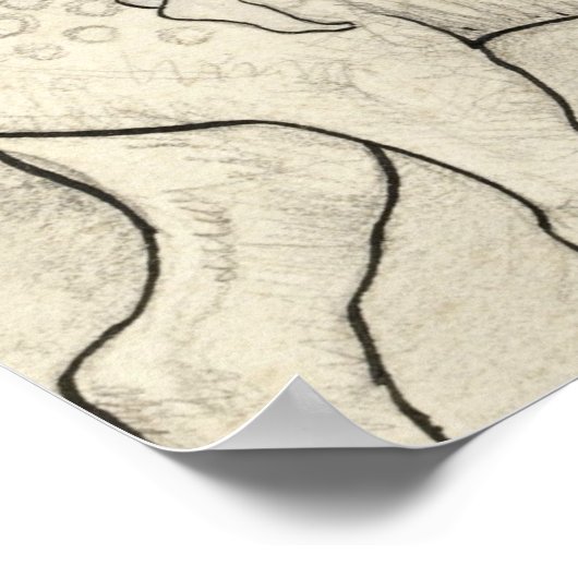 John Bauer - Het paard dat hij in de bit leidde Poster (Hoek)