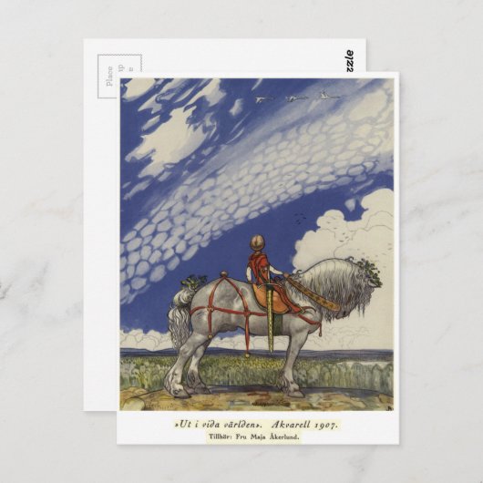 John Bauer - in de Brede Wereld Briefkaart (Voorkant / Achterkant)