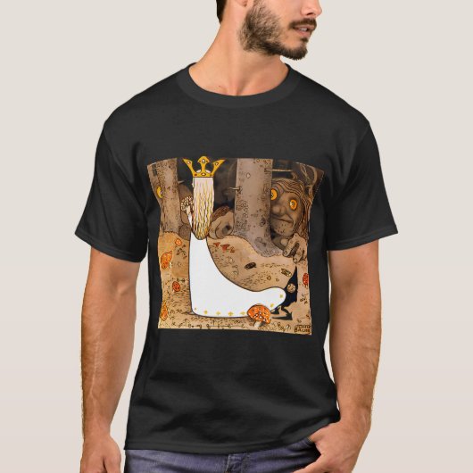 John Bauer Inge bij het donkere meer T-shirt (Voorkant)