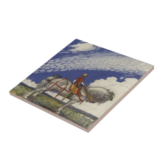 John Bauer - Into the Wide World Tegeltje (Zijkant)