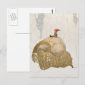 John Bauer - Julbocken Briefkaart (Voorkant / Achterkant)