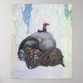 John Bauer - Julbocken Poster (Voorkant)