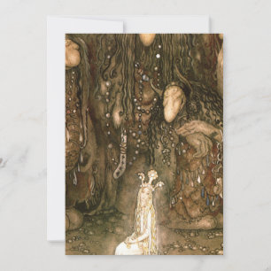 John Bauer - Kijk eens naar hun trollenmoeder: kij Kaart