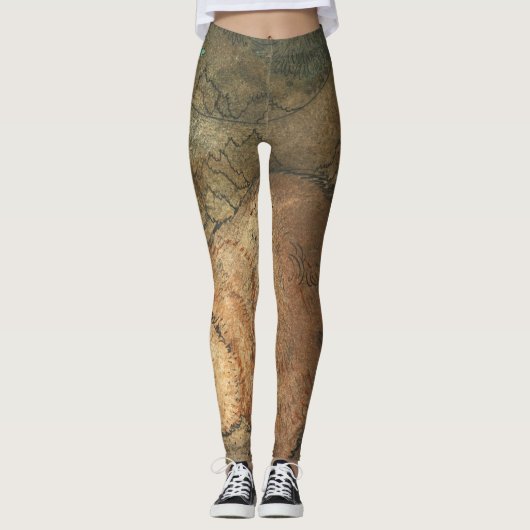 John Bauer kuste het Beer op de Nose 1907 Leggings (Voorkant)