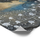 John Bauer - Lena Dances met de Knight Poster (Hoek)