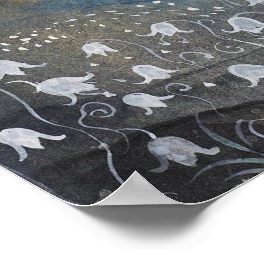 John Bauer - Lena danst met de nacht Poster (Hoek)