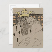 John Bauer, Linda Gull och den gamle, 1905 Briefkaart (Voorkant / Achterkant)