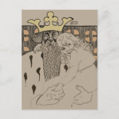 John Bauer, Linda Gull och den gamle, 1905 Briefkaart (Voorkant)