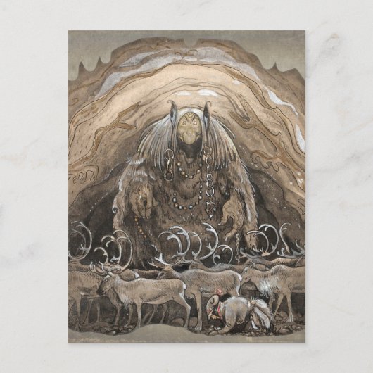 John Bauer Nilas biedt Briefkaart CC0511 aan (Voorkant)