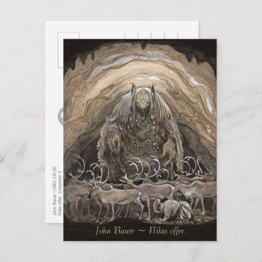 John Bauer Nilas Briefkaart CC0498 (Voorkant / Achterkant)