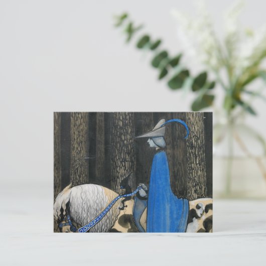 John Bauer - Nu en dan Briefkaart (Staand voorkant)