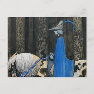 John Bauer - Nu en dan Briefkaart