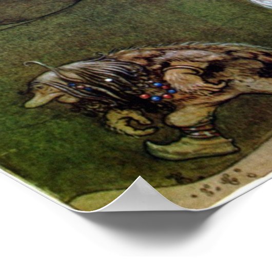 John Bauer One Summer's night Poster (Hoek)