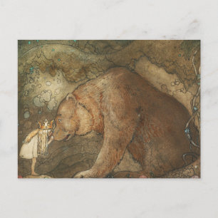 John Bauer - Poor Little Basse Briefkaart