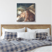 John Bauer Poor Little Basse Canvas Afdruk (Insitu (Slaapkamer))