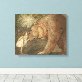 John Bauer - Poor Little Basse Canvas Afdruk (Insitu (Houten vloer))