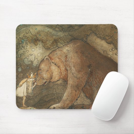 John Bauer - Poor Little Basse Muismat (Met muis)