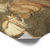 John Bauer - Poor Little Basse Poster (Hoek)