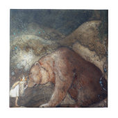 John Bauer Poor Little Basse Tegeltje (Voorkant)