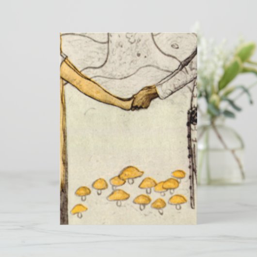 John Bauer Prince without Shadow 1910 Kaart (Staand voorkant)