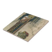 John Bauer - Princess and Troll Tegeltje (Zijkant)