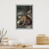 John Bauer Princess Bellas Golden Adventure Poster (Keuken)