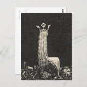 John Bauer Princess en de Trolls kunst Briefkaart (Voorkant / Achterkant)
