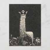 John Bauer Princess en de Trolls  kunst Briefkaart (Voorkant)