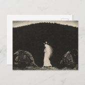 John Bauer Princess en de Trolls kunst Briefkaart (Voorkant / Achterkant)