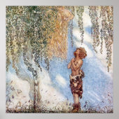 John Bauer Princess in een boom Poster (Voorkant)