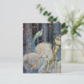 John Bauer Princess in het bos  kunst Briefkaart (Staand voorkant)