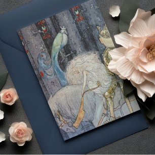 John Bauer Princess in het bos  kunst Briefkaart