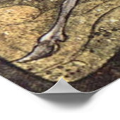 John Bauer Prinses en de Eland Poster (Hoek)