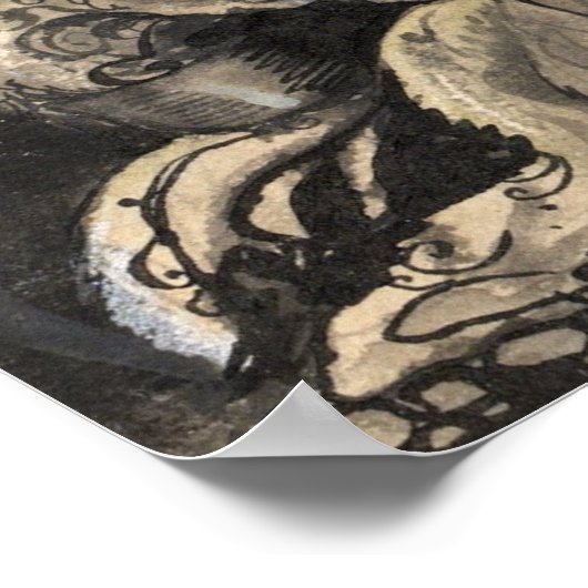 John Bauer  sprookjeskunst Poster (Hoek)