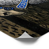 John Bauer The Blue Cloak Circa 1913 kunst Poster (Hoek)