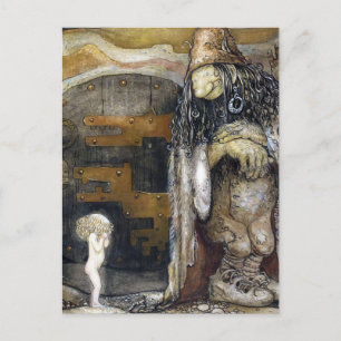 John Bauer Troll Briefkaart