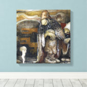 John Bauer Troll Canvas Afdruk (Insitu (Houten vloer))