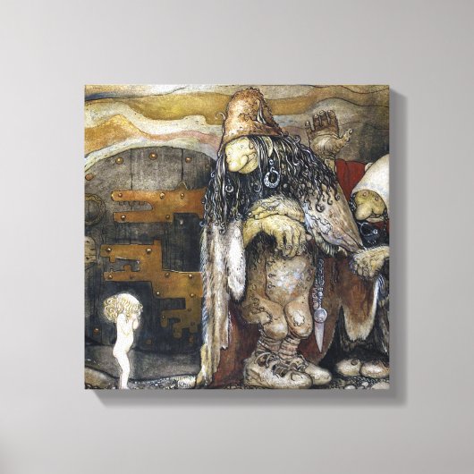 John Bauer Troll Canvas Afdruk (Voorkant)
