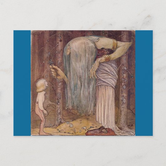 John Bauer TROLL HERB Briefkaart (Voorkant)