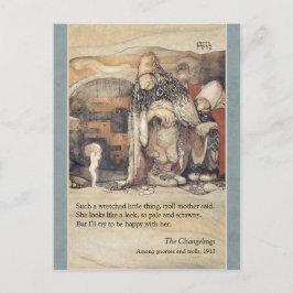 John Bauer Troll koppel en prinses baby C1024 Briefkaart