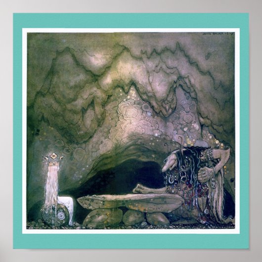 John Bauer Troll Moeder Poster (Voorkant)