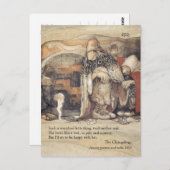 John Bauer Troll stel Princess baby Changelings Briefkaart (Voorkant / Achterkant)