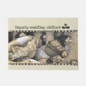 John Bauer-trollen Bewachtende bezoekers CC1235 Deurmat (Voorkant)