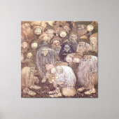 John Bauer-trollenkunst Canvas Afdruk (Voorkant)