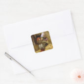 John Bauer - Trolls Vierkante Sticker (Envelop)