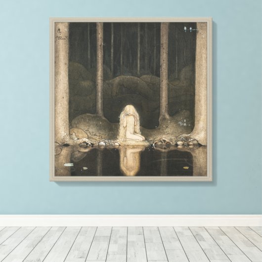 John Bauer Tuvstarr 1913 CC0790 Large Canvas Afdruk (Insitu (Houten vloer))