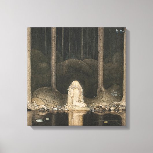 John Bauer Tuvstarr CC0247 Large Canvas Afdruk (Voorkant)